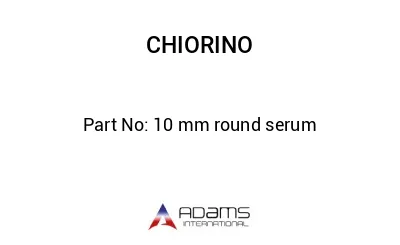 10 mm round serum