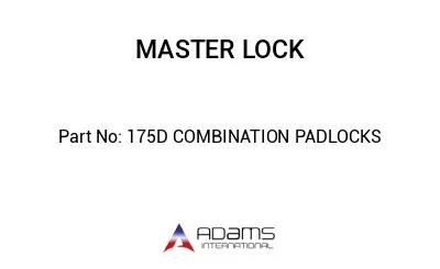 175D COMBINATION PADLOCKS