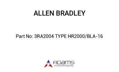 3RA2004 TYPE HR2000/BLA-16