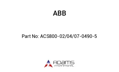 ACS800-02/04/07-0490-5