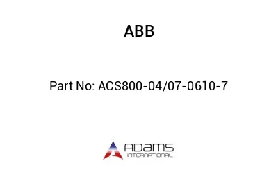 ACS800-04/07-0610-7