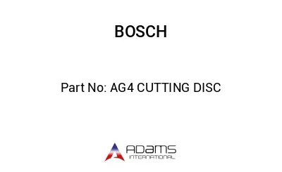 AG4 CUTTING DISC