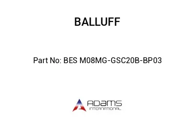 BES M08MG-GSC20B-BP03
