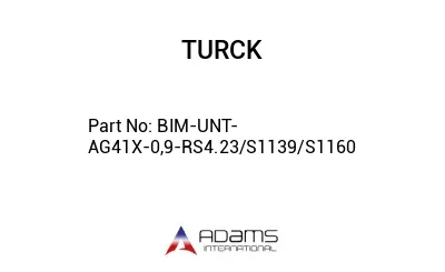 BIM-UNT-AG41X-0,9-RS4.23/S1139/S1160