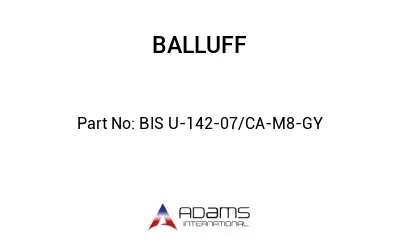 BIS U-142-07/CA-M8-GY									