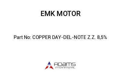 COPPER DAY-DEL-NOTE Z.Z. 8,5%