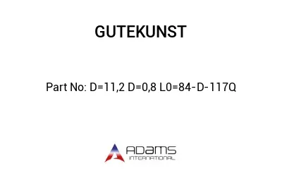 D=11,2 D=0,8 L0=84-D-117Q