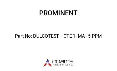 DULCOTEST - CTE 1-MA- 5 PPM