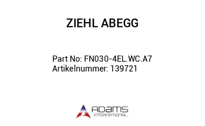 FN030-4EL.WC.A7 Artikelnummer: 139721