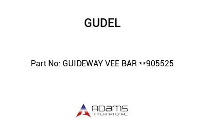 GUIDEWAY VEE BAR **905525