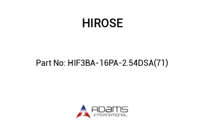 HIF3BA-16PA-2.54DSA(71)