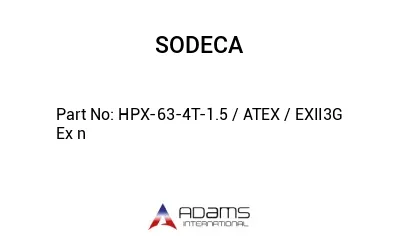 HPX-63-4T-1.5 / ATEX / EXII3G Ex n