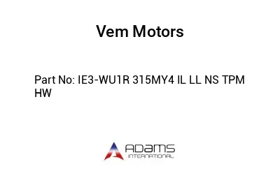 IE3-WU1R 315MY4 IL LL NS TPM HW