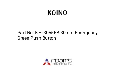 KH-3065EB 30mm Emergency Green Push Button