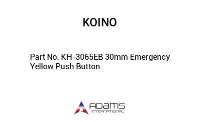 KH-3065EB 30mm Emergency Yellow Push Button