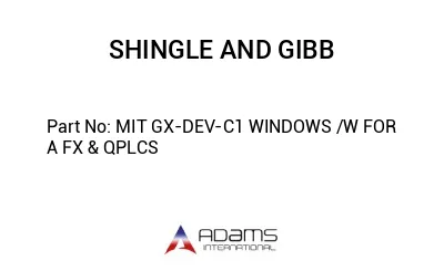 MIT GX-DEV-C1 WINDOWS /W FOR A FX & QPLCS