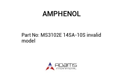 MS3102E 14SA-10S invalid model