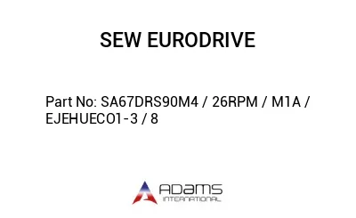 SA67DRS90M4 / 26RPM / M1A / EJEHUECO1-3 / 8