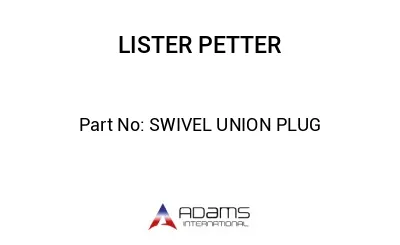 SWIVEL UNION PLUG