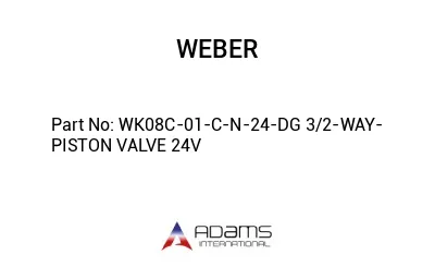 WK08C-01-C-N-24-DG 3/2-WAY-PISTON VALVE 24V