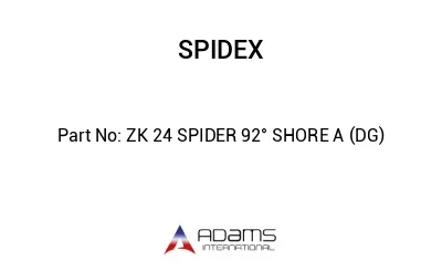 ZK 24 SPIDER 92° SHORE A (DG)