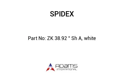 ZK 38.92 ° Sh A, white